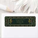 Search for green background return address labels Modern