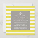 Search for gray yellow invitations Stripes