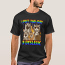 Search for funny dyslexic tshirts Cat