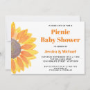 Search for sunflower couples shower invitations Yellow
