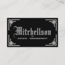 Search for gothic business cards Typography