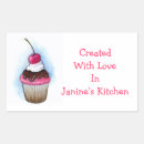 Search for cupcake rectangle stickers Icing