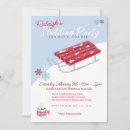 Search for sledding birthday invitations Winter birthday party