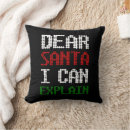 Search for santa cushions Funny