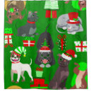 Search for dog christmas shower curtains Puppy