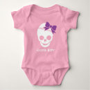 Search for girly skull baby clothes Bow