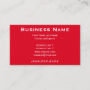 Search for bright red business cards Creative
