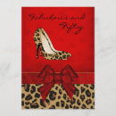 Search for red leopard invitations Chic