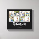Search for family collage canvas prints Black