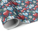 Search for folk art christmas wrapping paper Vintage