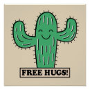 Search for cactus posters Free hugs