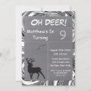 Search for oh deer birthday invitations Camouflage
