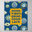 Search for evil eye protection posters Blue