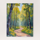 Search for hiking trails puzzles Trees