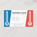 Search for heating business cards blue