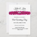 Search for fuchsia rose wedding invitations Pink