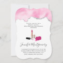 Search for pink lipstick invitations Stylish