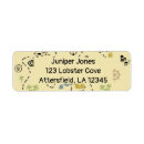Search for treasure return address labels Pirate