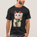 Search for cute japanese lucky cat tshirts Neko