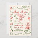 Search for martini christmas invitations Whimsical