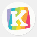 Search for k stickers Monogrammed