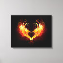 Search for angel wings canvas prints Heart