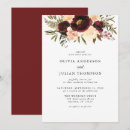 Search for cream burgundy wedding invitations Maroon