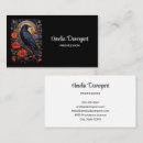 Search for gothic business cards Crow
