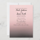 Search for pink ombre wedding invitations Chic