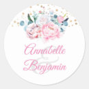 Search for peony wedding stickers Gold