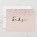 Search for glitter business thank you cards Rose gold glitter