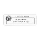 Search for thistle flower return address labels Elegant