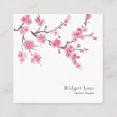 Search for cherry blossoms business cards Interior design