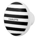 Search for black white striped knobs and pulls Chic