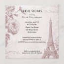 Search for eiffel tower bridal shower invitations Whimsical