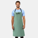Search for solid color aprons For him