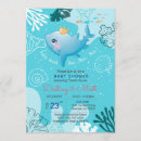 Search for shark baby shower invitations Whale