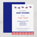 Search for red striped invitations Boy