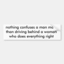 Search for men bumper stickers Joke