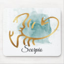 Search for scorpio mouse mats Zodiac