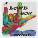 Search for i love you sign language stickers Interpreter