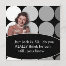 Search for men funny 50th birthday invitations Vintage