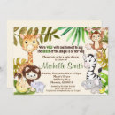 Search for jungle baby girl shower invitations Elephant