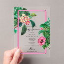 Search for pink frangipani invitations Botanical