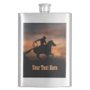 Search for western cowboy flasks Country