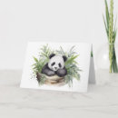 Search for watercolor panda cards Bamboo