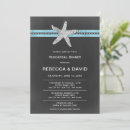 Search for starfish rehearsal dinner invitations Ocean