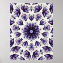Search for flower kaleidoscope posters Purple