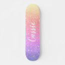 Search for pink glitter skateboards Trendy