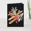 Search for aviation christmas cards Santa